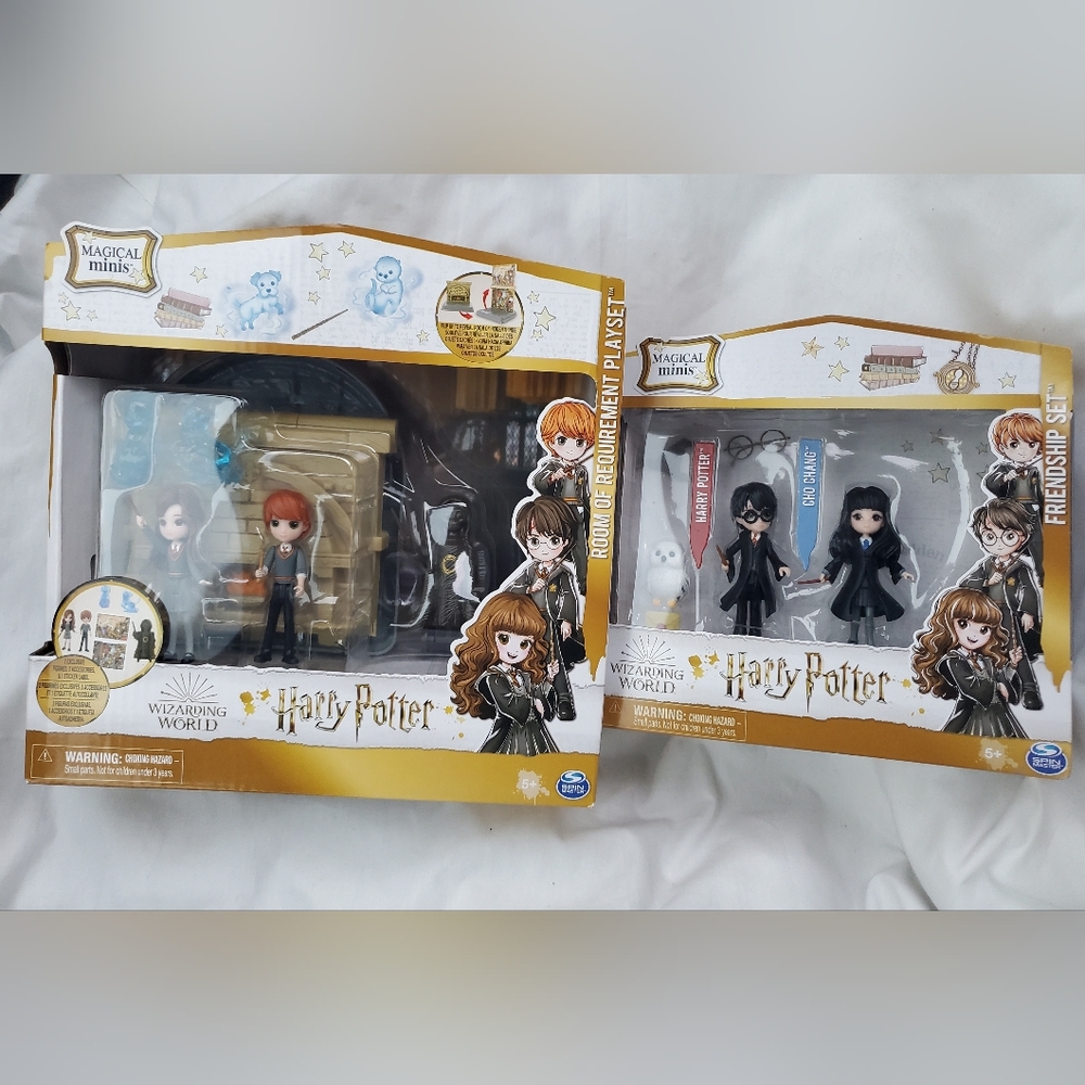 : 2 pks of Harry Potter Magical Minis playset action figures toy sets